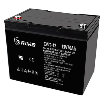 Deep Cycle Traction Battery 70Ah12V For Electric trolley